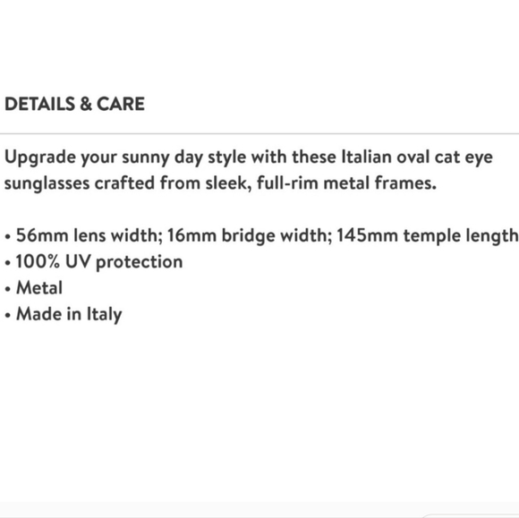 Nwt Saint Laurent 56MM Oval Cat Eye Sunglasses - Picture 2 of 15